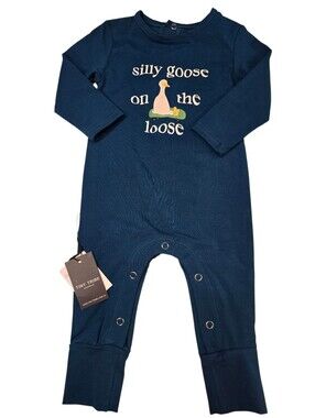 Tiny Tribe "Silly Goose on the Loose" Romper